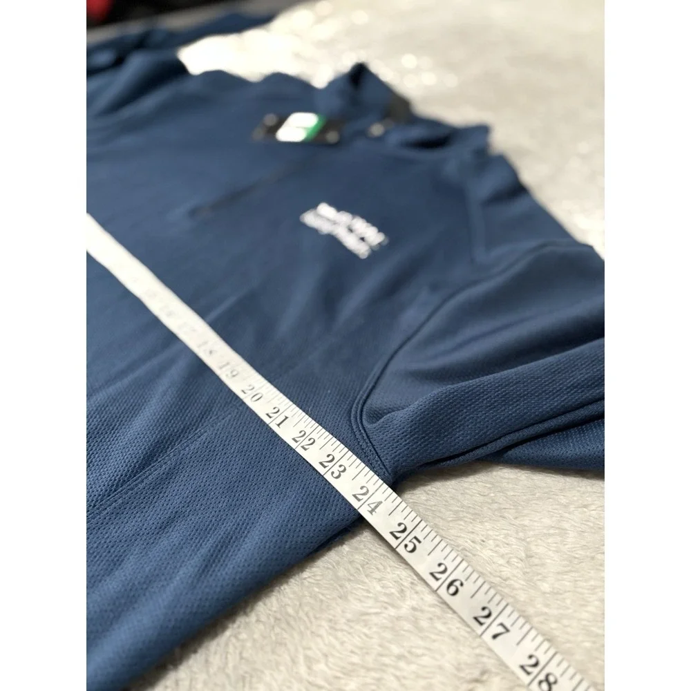 New Nike Golf‎ Men's 1/4 Zip Blue Pullover Sweater Size XL LOGO